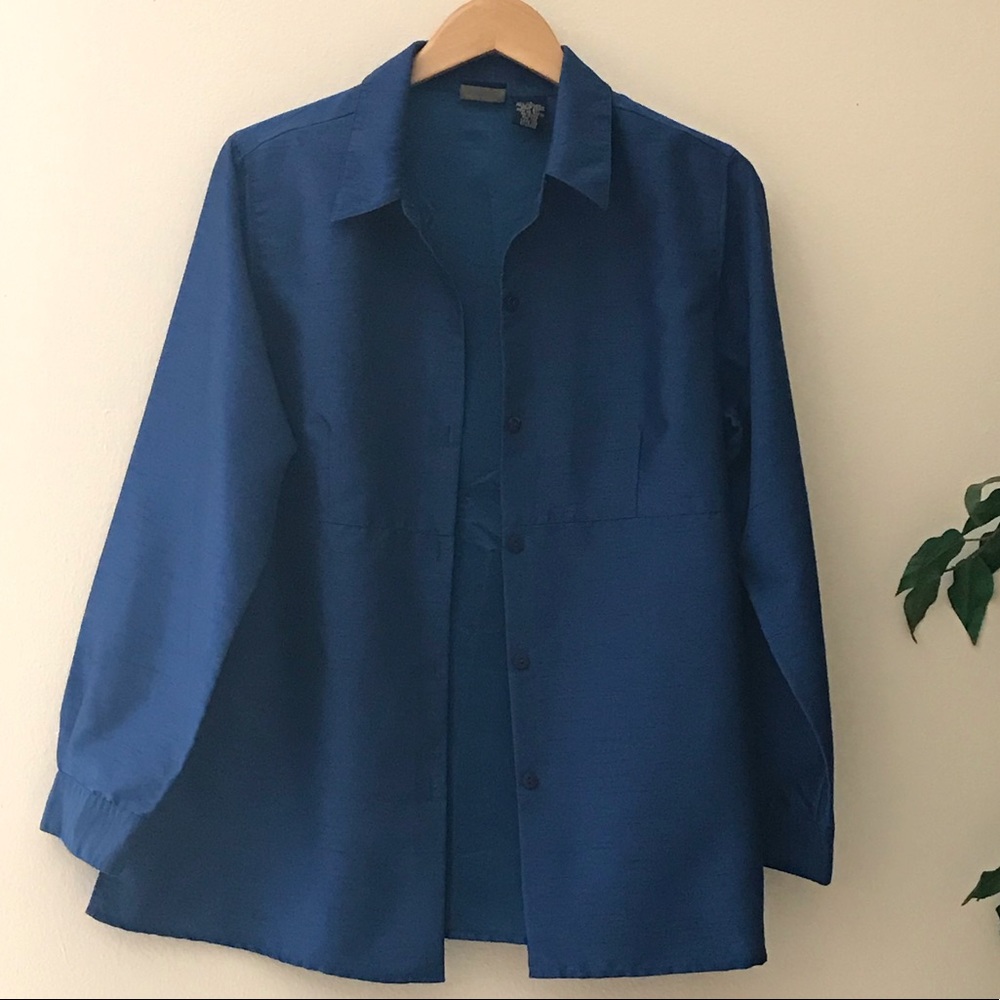 Laura Scott Button-Down Blouse